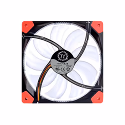 Thermaltake CL-F022-PL14RE-A système de refroidissement d’ordinateur Boitier PC Ventilateur 14 cm Noir