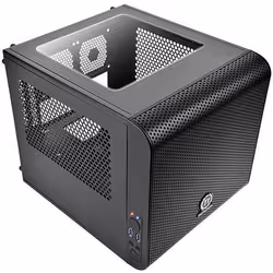 Thermaltake Core V1, Cube, PC, Noir, Mini-ITX, SPCC, HDD, Énergie