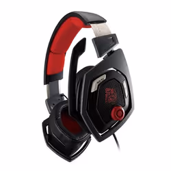 Tt eSHOCK 3D 7.1 Noir, Rouge