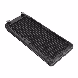 Thermaltake R240, Bloc radiateur, Aluminium, Noir, 1/4", 120,7 mm, 273 mm