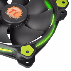 Thermaltake Riing 14 Boitier PC Ventilateur 14 cm Noir, Vert - Vue supplémentaire 4