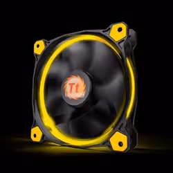 Thermaltake Riing 14 Boitier PC Ventilateur 14 cm Noir, Jaune