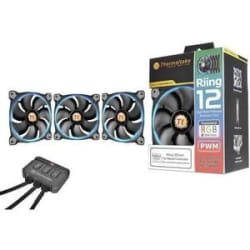 Thermaltake CL-F042-PL12SW-B système de refroidissement d’ordinateur Boitier PC Ventilateur 12 cm Noir