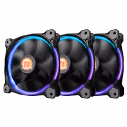 Thermaltake RIing 14 (3 Fan Pack), Ventilateur, 14 cm, 800 tr/min, 1400 tr/min, 28,1 dB, 51,15 cfm