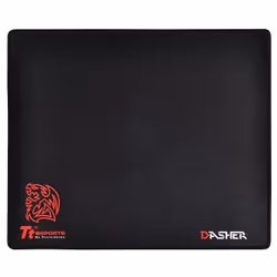 Thermaltake DASHER 2016, Noir, Monochromatique, Tapis de souris de jeu