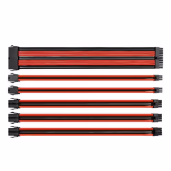 Thermaltake AC-033-CN1NAN-A1, 0,3 m, ATX (24-pin), ATX (24-pin), Droit, Droit, Noir, Rouge