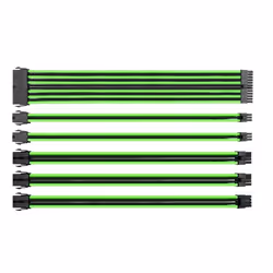 Thermaltake AC-046-CN1NAN-A1, Femelle/Femelle, Extension use, Noir, Vert, 0,3 m