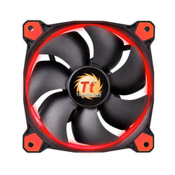 Thermaltake Riing 12 Boitier PC Ventilateur 12 cm Noir, Rouge