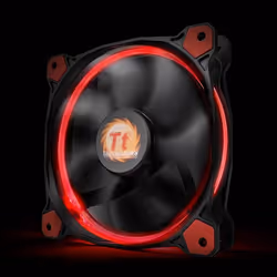 Thermaltake Riing 12 Boitier PC Ventilateur 12 cm Noir, Rouge