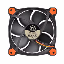 Thermaltake Riing 12 Boitier PC Ventilateur 12 cm Noir, Rouge