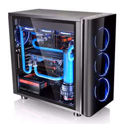 Thermaltake View 31 TG, Midi Tower, PC, Noir, ATX, micro ATX, Mini-ITX, SPCC, Verre trempé, Jouer