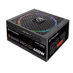 Thermaltake Smart Pro RGB, 650 W, 100 - 240 V, 780 W, 50 - 60 Hz, 10 A, Actif