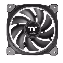 Thermaltake CL-F057-PL14SW-A système de refroidissement d’ordinateur Boitier PC Ventilateur 14 cm Noir