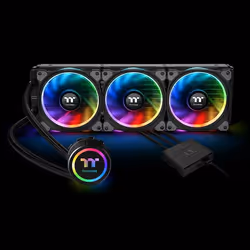 Thermaltake Floe Riing RGB 360 TT Processeur Refroidisseur de liquide tout-en-un 12 cm Noir 1 pièce(s)
