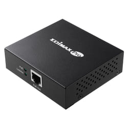 Edimax GP-101ET prolongateur réseau Émetteur réseau Noir 10, 100, 1000 Mbit/s