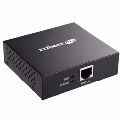 Edimax GP-101ET prolongateur réseau Émetteur réseau Noir 10, 100, 1000 Mbit/s
