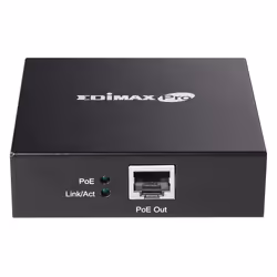 Edimax GP-101ET prolongateur réseau Émetteur réseau Noir 10, 100, 1000 Mbit/s