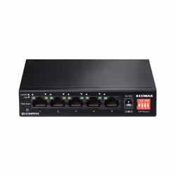 Edimax ES-5104PH V2, Fast Ethernet (10/100), Full duplex, Connexion Ethernet, supportant l'alimentation via ce port (PoE)