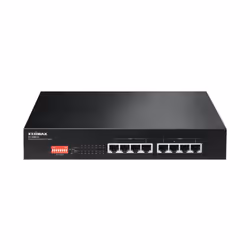 Edimax ES-1008P V2, Fast Ethernet (10/100), Full duplex, Connexion Ethernet, supportant l'alimentation via ce port (PoE)