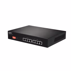 Edimax ES-1008P V2 commutateur réseau Fast Ethernet (10/100) Connexion Ethernet, supportant l'alimentation via ce port (PoE) Noir