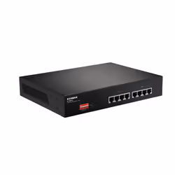 Edimax ES-1008P V2 commutateur réseau Fast Ethernet (10/100) Connexion Ethernet, supportant l'alimentation via ce port (PoE) Noir