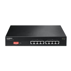 Edimax GS-1008P V2 commutateur réseau Gigabit Ethernet (10/100/1000) Connexion Ethernet, supportant l'alimentation via ce port (PoE) Noir