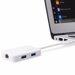 Edimax EU-4308 station d'accueil USB 3.2 Gen 1 (3.1 Gen 1) Type-C Blanc - Vue supplémentaire 5