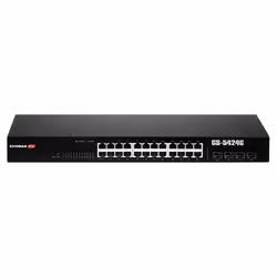 Edimax GS-5424G, Géré, Gigabit Ethernet (10/100/1000), Grille de montage, 1U