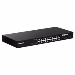 Edimax GS-5424G commutateur réseau Géré Gigabit Ethernet (10/100/1000) 1U Noir