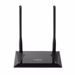 Edimax N300, Wi-Fi 4 (802.11n), Monobande (2,4 GHz), Ethernet/LAN, Noir, Routeur