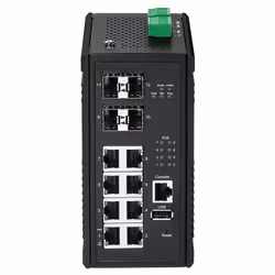 Edimax IGS-5408P commutateur réseau Géré Gigabit Ethernet (10/100/1000) Connexion Ethernet, supportant l'alimentation via ce port (PoE) Noir - Vue supplémentaire 2