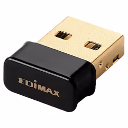 Edimax EW-7811Un V2, Sans fil, USB, WLAN, Wi-Fi 4 (802.11n), 150 Mbit/s, Noir