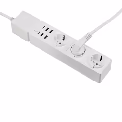 Edimax SP-1123WT, 1,5 m, Intérieure, Géré, Blanc, CE, RoHS, 3 sortie(s) CA