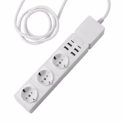 Edimax SP-1123WT multiprise 1,5 m 3 sortie(s) CA Intérieure Blanc
