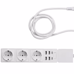 Edimax SP-1123WT multiprise 1,5 m 3 sortie(s) CA Intérieure Blanc
