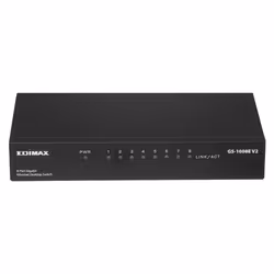 Edimax GS-1008E V2, Non-géré, Gigabit Ethernet (10/100/1000), Montage mural