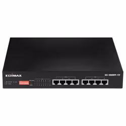 Edimax GS-1008PL V2, Géré, L2, Gigabit Ethernet (10/100/1000), Connexion Ethernet, supportant l'alimentation via ce port (PoE ...