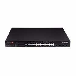 Edimax Switch Internet Intelligent Surveillance 24 ports Gigabit PoE+ avec 4 ports Uplink 10GbE SFP+, Géré, L2, Gigabit Ether ...