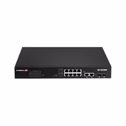 Edimax GS-5210PL commutateur réseau Géré Gigabit Ethernet (10/100/1000) Noir