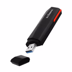 Edimax EW-7822UMX, Sans fil, USB, WLAN, Wi-Fi 6 (802.11ax), 1201 Mbit/s, Noir