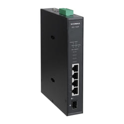 Edimax IGS-1105P commutateur réseau Non-géré Gigabit Ethernet (10/100/1000) Connexion Ethernet, supportant l'alimentation via ce port (PoE) Noir