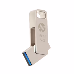 PNY HPFD206C-64 lecteur USB flash 64 Go USB Type-A / USB Type-C 3.2 Gen 2 (3.1 Gen 2) Argent