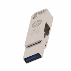 PNY HPFD206C-256 lecteur USB flash 256 Go USB Type-A / USB Type-C 3.2 Gen 2 (3.1 Gen 2) Argent