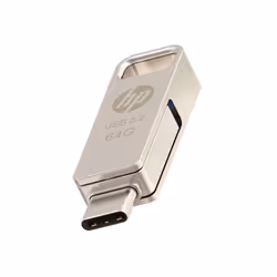 PNY HP x206C lecteur USB flash 64 Go USB Type-A / USB Type-C 3.2 Gen 1 (3.1 Gen 1) Argent - Vue supplémentaire 2