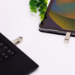 PNY HP x206C lecteur USB flash 64 Go USB Type-A / USB Type-C 3.2 Gen 1 (3.1 Gen 1) Argent - Vue supplémentaire 6