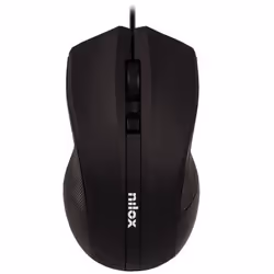 Nilox OTTICO, Ambidextre, Optique, USB Type-A, 1600 DPI, Noir