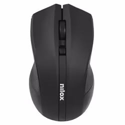 Nilox MOWI1001, Ambidextre, Optique, RF sans fil, 1600 DPI, Noir