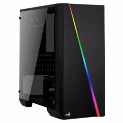 Aerocool Cyclon Mini, Mini Tower, PC, Noir, micro ATX, Mini-ITX, Acier, Jouer