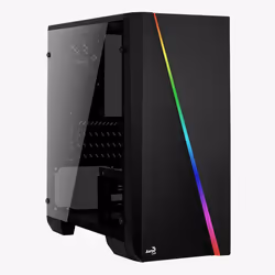 Aerocool Cylon Mini, Mini Tower, PC, Noir, micro ATX, Mini-ITX, Acier, Bleu, Vert, Rouge