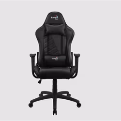 Aerocool AC-110 AIR, Siège de jeu universel, 150 kg, Siege coussin d’air, Dossier rembourré, 150 kg, Noir